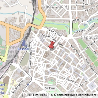 Mappa Corso Vittorio Emanuele II, 110, 07100 Sassari, Sassari (Sardegna)