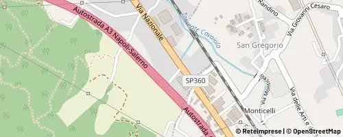 Mappa Nocera Superiore