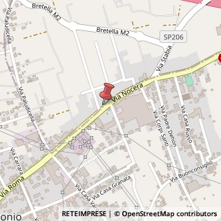 Mappa Via dei Goti, 302, 84012 Angri, Salerno (Campania)