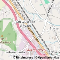 মানচিত্র Cava de' Tirreni