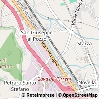 Karte Cava de' Tirreni