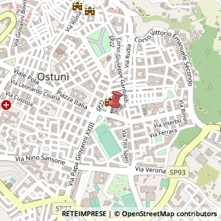 Mappa Via Gabriele Rossetti, 28, 72017 Ostuni, Brindisi (Puglia)