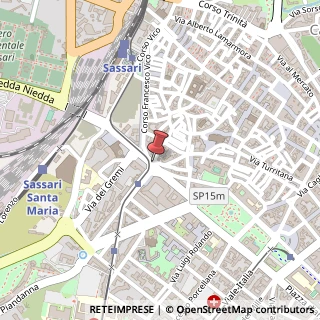 Mappa Via Giuseppe Mazzini, 07100 Sassari, Sassari (Sardegna)