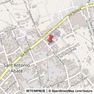Mappa Via Casa Varone, 14, 80057 Sant'Antonio Abate, Napoli (Campania)