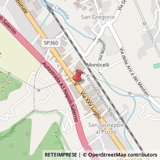 Mappa Via XXV Luglio, 234, 84013 Cava de' Tirreni, Salerno (Campania)