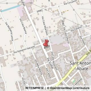 Mappa Via Scafati, 182, 80057 Sant'Antonio Abate, Napoli (Campania)