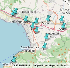 Mappa Via Provinciale Fontanelle, 80053 Castellammare di Stabia NA, Italia (5.44733)