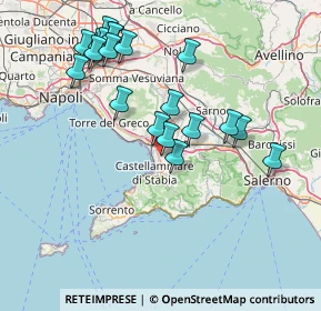 Mappa Via Provinciale Fontanelle, 80053 Castellammare di Stabia NA, Italia (16.661)