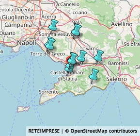 Mappa Via Provinciale Fontanelle, 80053 Castellammare di Stabia NA, Italia (9.0875)