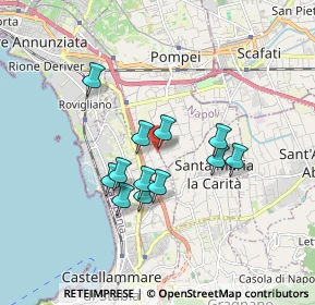 Mappa Via Provinciale Fontanelle, 80053 Castellammare di Stabia NA, Italia (1.49667)