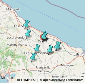 Mappa Via Don Luigi Sturzo, 72017 Ostuni BR, Italia (8.49)