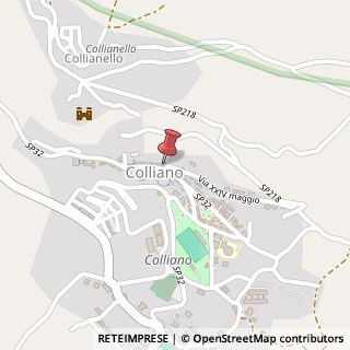 Mappa Piazza Epifani, 1, 84020 Colliano, Salerno (Campania)