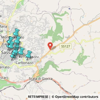 Mappa Strada Vicinale Sos Laccheddos, 07100 Sassari SS, Italia (3.41333)