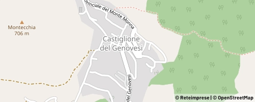Mappa Castiglione del Genovesi