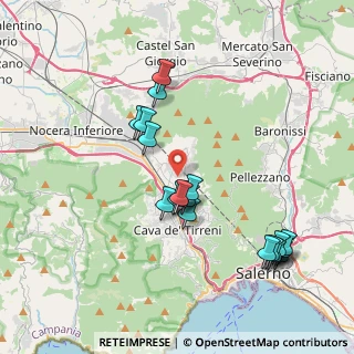 Mappa Via Giovanni Trezza, 84013 Cava de' Tirreni SA, Italia (4.30389)