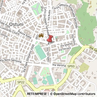Mappa Via Gabriele Rossetti, 1A, 72017 Ostuni, Brindisi (Puglia)