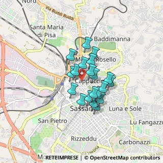 Mappa Piazza Mercato, 07100 Sassari SS, Italia (0.612)
