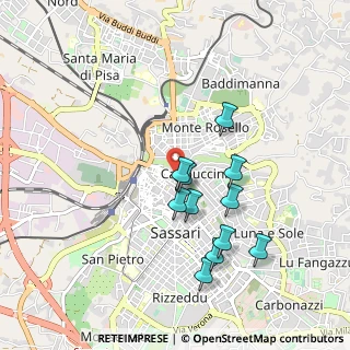Mappa Piazza Mercato, 07100 Sassari SS, Italia (0.91)