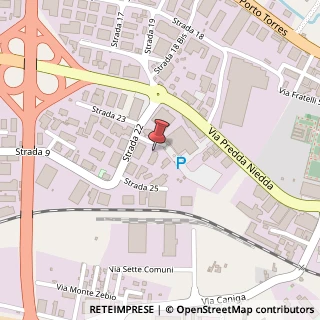 Mappa Z.I. Predda Niedda Strada, 24, 07100 Sassari, Sassari (Sardegna)