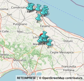 Mappa Strada Cupa-Rampone Zona A, 74015 Martina Franca TA, Italia (13.74071)