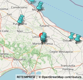 Mappa Strada Cupa-Rampone Zona A, 74015 Martina Franca TA, Italia (17.45833)