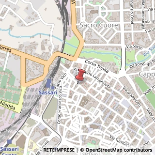 Mappa Corso Vittorio Emanuele II, 73, 07100 Sassari, Sassari (Sardegna)