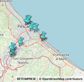 Mappa Str. Vicinale Chiappini, 65129 Pescara PE, Italia (4.47545)