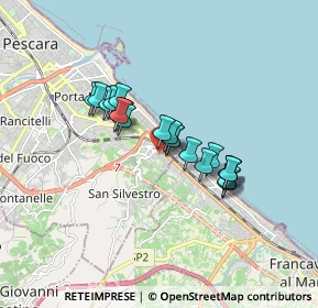 Mappa Str. Vicinale Chiappini, 65129 Pescara PE, Italia (1.306)