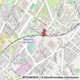 Mappa Via Rio Sparto, 21, 65129 Pescara, Pescara (Abruzzo)