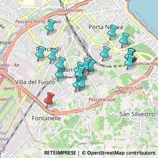 Mappa Str. Colle Carullo, 65129 Pescara PE, Italia (0.927)