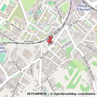 Mappa Strada Colle Carullo, 51, 65129 Pescara, Pescara (Abruzzo)