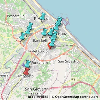 Mappa Strada Colle Carullo, 65129 Pescara PE, Italia (1.87)