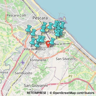 Mappa Strada Colle Carullo, 65129 Pescara PE, Italia (1.42529)