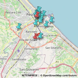 Mappa Strada Colle Carullo, 65129 Pescara PE, Italia (2.023)