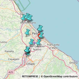 Mappa Str. Colle Carullo, 65129 Pescara PE, Italia (7.11214)