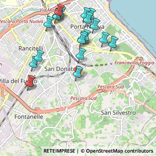 Mappa Strada Cetrullo, 65129 Pescara PE, Italia (1.2895)