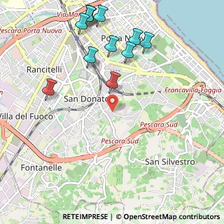 Mappa Strada Cetrullo, 65129 Pescara PE, Italia (1.34583)