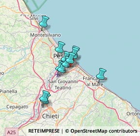 Mappa Strada Cetrullo, 65129 Pescara PE, Italia (4.785)