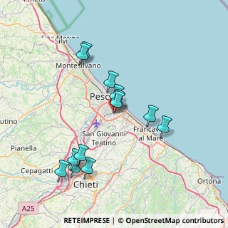 Mappa Strada Cetrullo, 65129 Pescara PE, Italia (7.45154)