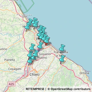 Mappa Strada Cetrullo, 65129 Pescara PE, Italia (6.23526)