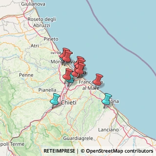 Mappa Strada Cetrullo, 65129 Pescara PE, Italia (7.86333)