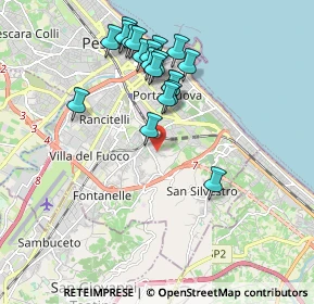 Mappa Strada Cetrullo, 65129 Pescara PE, Italia (1.894)