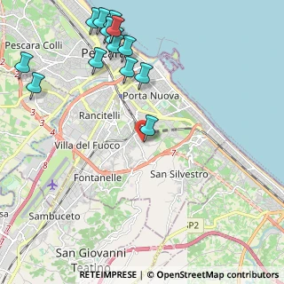 Mappa Strada Cetrullo, 65129 Pescara PE, Italia (2.865)