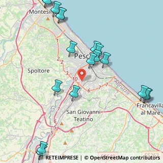 Mappa Via Tiburtina Valeria, 65127 Pescara PE, Italia (5.88947)