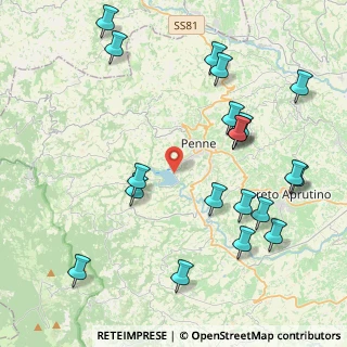 Mappa Contrada Colle Formica, 65017 Penne PE, Italia (5.113)