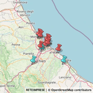 Mappa Via Vibrata, 65129 Pescara PE, Italia (7.76417)