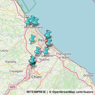 Mappa Via Vibrata, 65129 Pescara PE, Italia (7.20286)
