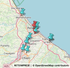 Mappa Via Vibrata, 65129 Pescara PE, Italia (5.87364)