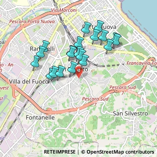 Mappa Via Vibrata, 65129 Pescara PE, Italia (0.8855)