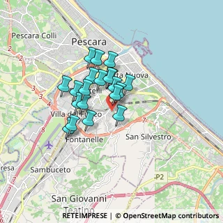 Mappa Via Vibrata, 65129 Pescara PE, Italia (1.2615)